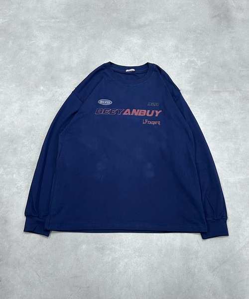 B.R.U(ブル)の「プリントグラフィック長袖Tシャツ(Tシャツ/カットソー・メンズ・ブラック/その他/チャコールグレー/ブラック系その他/ネイビー系/ホワイト/ホワイト系その他/ネイビー・M/L)」の18枚目の写真