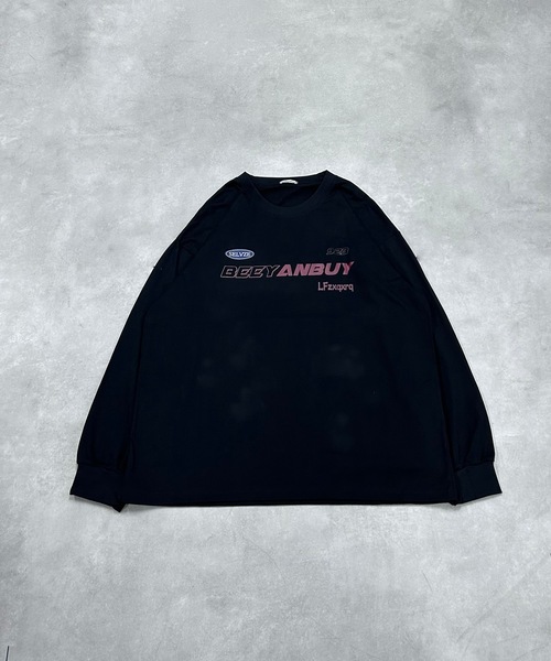 B.R.U(ブル)の「プリントグラフィック長袖Tシャツ(Tシャツ/カットソー・メンズ・ブラック/その他/チャコールグレー/ブラック系その他/ネイビー系/ホワイト/ホワイト系その他/ネイビー・M/L)」の16枚目の写真