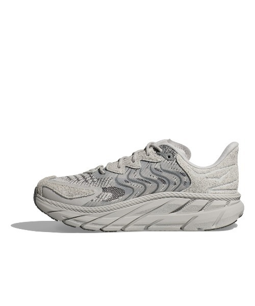 Kinetics(キネティクス)の「HOKA U CLIFTON LS(ホカ U クリフトン LS)(スニーカー・メンズ・グレー系・23cm/24cm/24.5cm/25cm/26cm/26.5cm/27cm/27.5cm/28cm)」の2枚目の写真