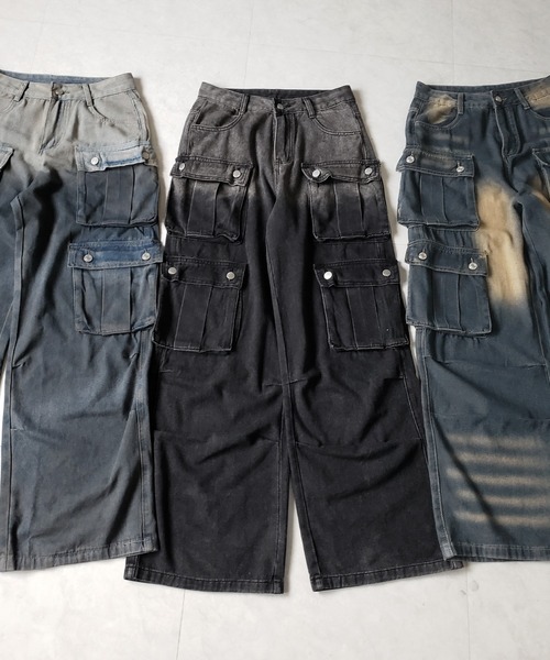 3color ／4size 】オーバーダイグラデーションヴィンテージ