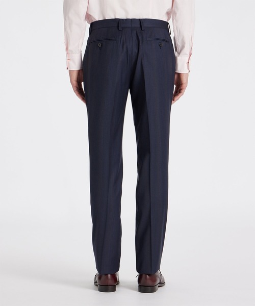 【美品】PaulSmithセットアップ シングル 2ボタン ストライプ ネイビー Paul Smith（ポールスミス）の「オルタネイトストライプ
