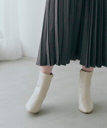 grove | アーモンドトゥヒールブーツ(ブーツ)