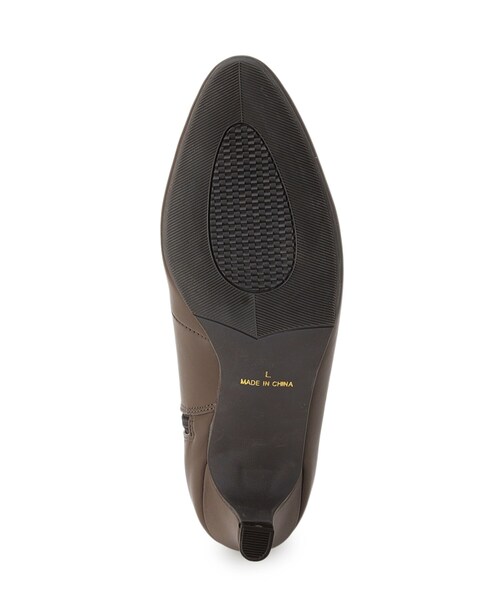 grove（グローブ）の「◆アーモンドトゥヒールブーツ（ブーツ・レディース・アイボリー/チャコールグレー/ブラック・M/L/S）」の9枚目の写真