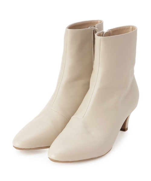 grove（グローブ）の「◆アーモンドトゥヒールブーツ（ブーツ・レディース・アイボリー/チャコールグレー/ブラック・M/L/S）」の18枚目の写真