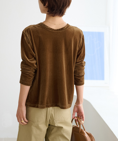 【セール】シアーベロア2WAYカーディガン（Tシャツ/カットソー）｜JOURNAL STANDARD relume（ジャーナルスタンダード レリューム）