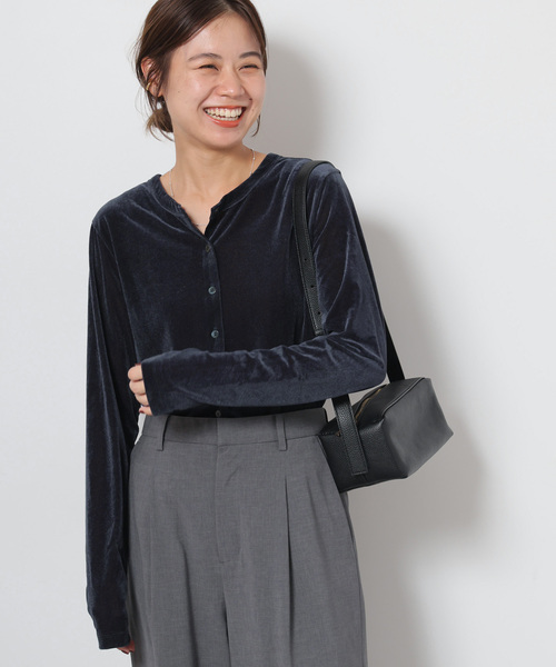【セール】シアーベロア2WAYカーディガン（Tシャツ/カットソー）｜JOURNAL STANDARD relume（ジャーナルスタンダード レリューム）