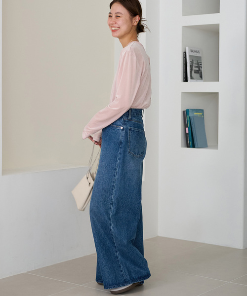 【セール】シアーベロア2WAYカーディガン（Tシャツ/カットソー）｜JOURNAL STANDARD relume（ジャーナルスタンダード レリューム）