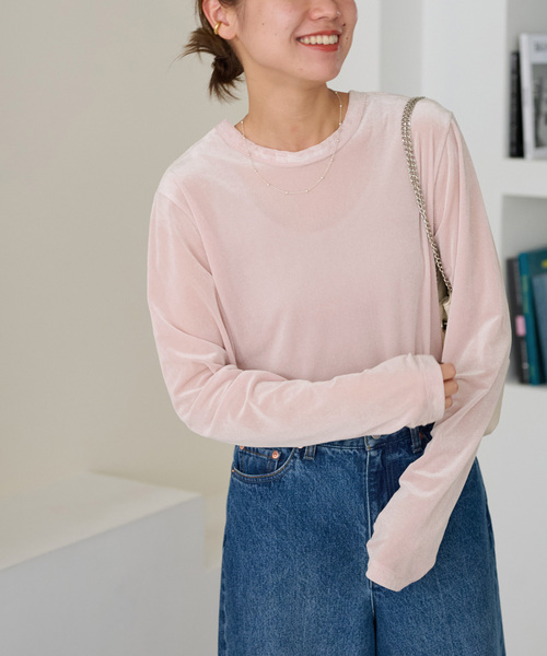 【セール】シアーベロア2WAYカーディガン（Tシャツ/カットソー）｜JOURNAL STANDARD relume（ジャーナルスタンダード レリューム）