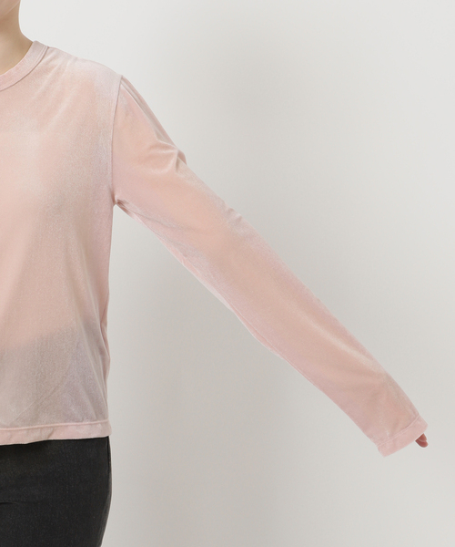 【セール】シアーベロア2WAYカーディガン（Tシャツ/カットソー）｜JOURNAL STANDARD relume（ジャーナルスタンダード レリューム）