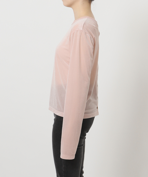 【セール】シアーベロア2WAYカーディガン（Tシャツ/カットソー）｜JOURNAL STANDARD relume（ジャーナルスタンダード レリューム）