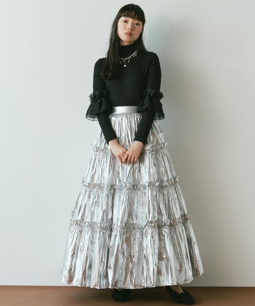 フリルティアードスカート（スカート）｜PERNA（ペルナ）の