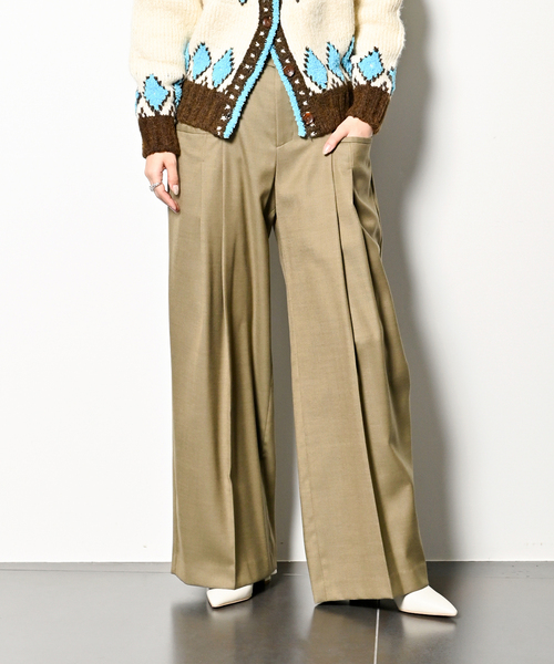 【セール】CHAMBRAY TACK パンツ（スラックス）｜CITYSHOP（シティーショップ）