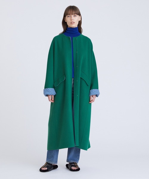 HOUSE OF LOTUS（ハウスオブロータス）の「ウールリバーノーカラー