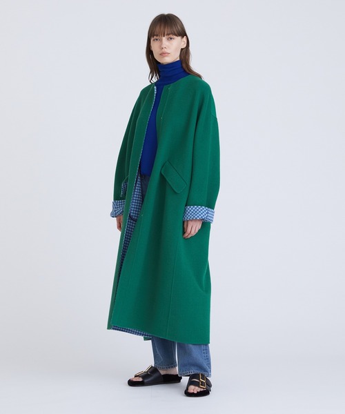 HOUSE OF LOTUS（ハウスオブロータス）の「ウールリバーノーカラー