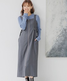 mysty woman | フロントZIPアソートジャンスカ  151766(ジャンパースカート)