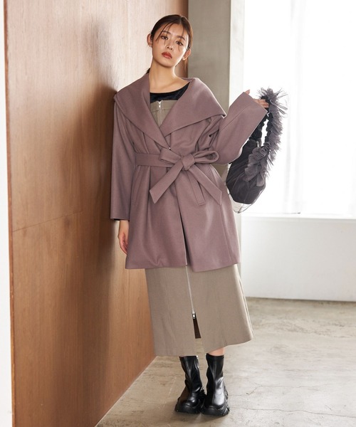 mysty woman（ミスティウーマン）の「フロントZIPアソートジャンスカ  151766（ジャンパースカート・レディース・グレイッシュベージュ/グレー系その他/ブラック・FREE）」の15枚目の写真