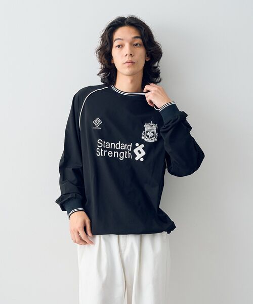 CRAFT STANDARD BOUTIQUE(クラフトスタンダードブティック)の「【機能素材】ゲームシャツ-D(Tシャツ/カットソー・メンズ・オフホワイト/ブラック/ネイビー・M/L/XL)」の15枚目の写真