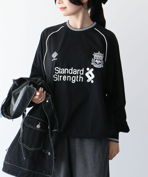 CRAFT STANDARD BOUTIQUE(クラフトスタンダードブティック)の「【機能素材】ゲームシャツ-D(Tシャツ/カットソー・メンズ・オフホワイト/ブラック/ネイビー・M/L/XL)」の19枚目の写真