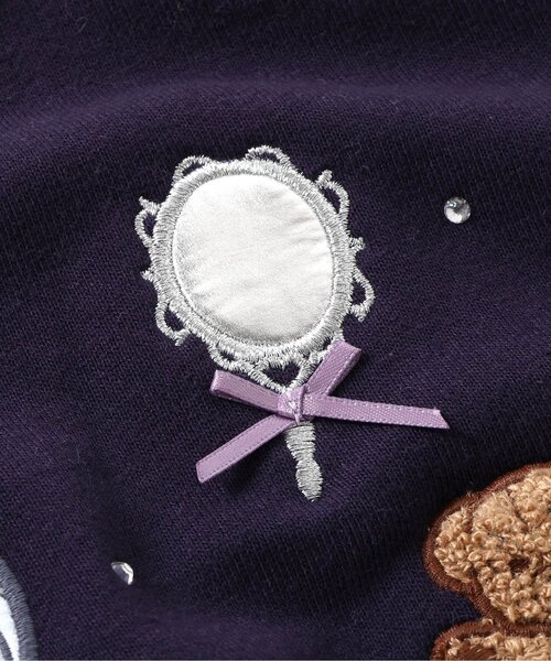 apres les cours（アプレレクール）の「スイーツ・プレゼントモチーフトレーナー（スウェット・キッズ・アイボリー/ネイビー/サーモンピンク・80/90/100/110/120/130/140）」の6枚目の写真