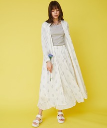 JETSET SOLO PLUS （ジェットセットソロプラス）の「【INDUS luxury for JETSET SOLO PLUS】ホイルプリントトッパーハオリ（その他アウター）」