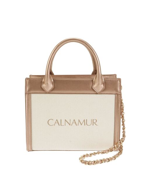【セール】2WAY LOGO TOTE/２WAYロゴトート（ハンドバッグ）｜CALNAMUR（カルナムール）