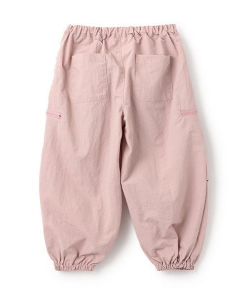 X-girl Stages（エックスガールステージス）の「サイドジップパラシュートパンツ（その他パンツ・キッズ・ピンク/カーキ・90cm/100cm/110cm/120cm/130cm/140cm）」の3枚目の写真