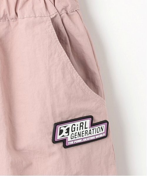 X-girl Stages（エックスガールステージス）の「サイドジップパラシュートパンツ（その他パンツ・キッズ・ピンク/カーキ・90cm/100cm/110cm/120cm/130cm/140cm）」の6枚目の写真