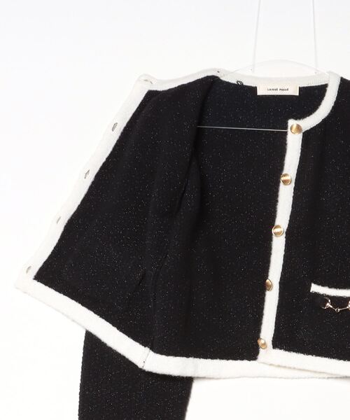 ニットジャケットカーディガン