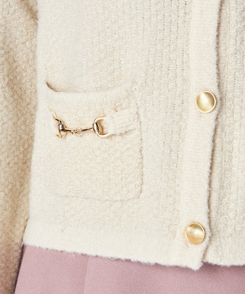 ニットジャケットカーディガン