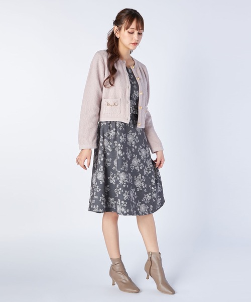 ニットジャケットカーディガン