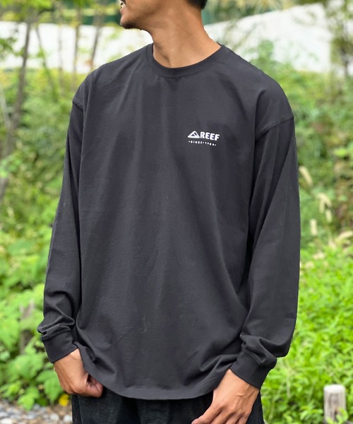 セール】REEF/リーフ 長袖Tシャツ/ロンティ バックプリント RFTEM24
