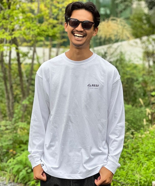 REEF（リーフ）の「REEF/リーフ 長袖Tシャツ/ロンティ バックプリント RFTEM24-M03（Tシャツ/カットソー・メンズ・ホワイト/ブラック・L/M/XL）」の5枚目の写真