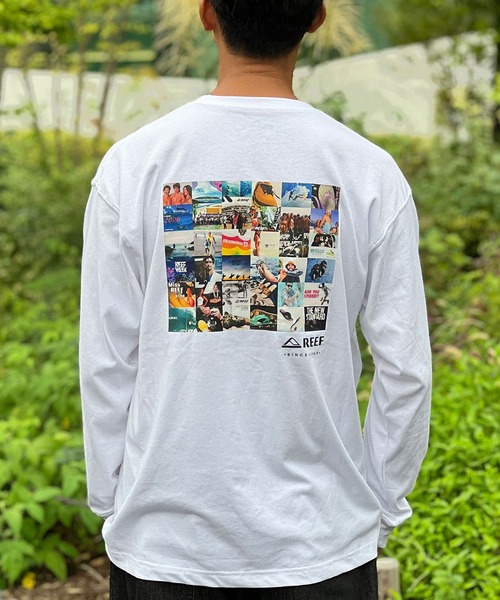 REEF（リーフ）の「REEF/リーフ 長袖Tシャツ/ロンティ バックプリント RFTEM24-M03（Tシャツ/カットソー・メンズ・ホワイト/ブラック・L/M/XL）」の4枚目の写真