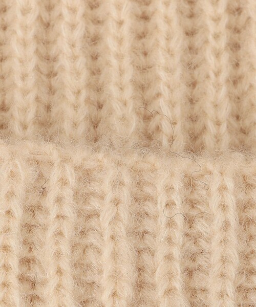 SHIPS（シップス）の「2WAY リボン ニット キャップ（ニットキャップ/ビーニー・レディース・ブラック/オフホワイト・ONE SIZE）」の22枚目の写真