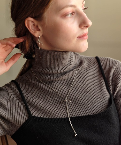 ANOH（アノー）の「リボンチョーカー（チョーカー・レディース・ゴールド/シルバー・FREE）」の4枚目の写真