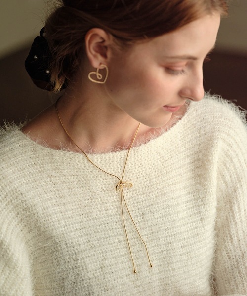 ANOH（アノー）の「リボンチョーカー（チョーカー・レディース・ゴールド/シルバー・FREE）」の6枚目の写真