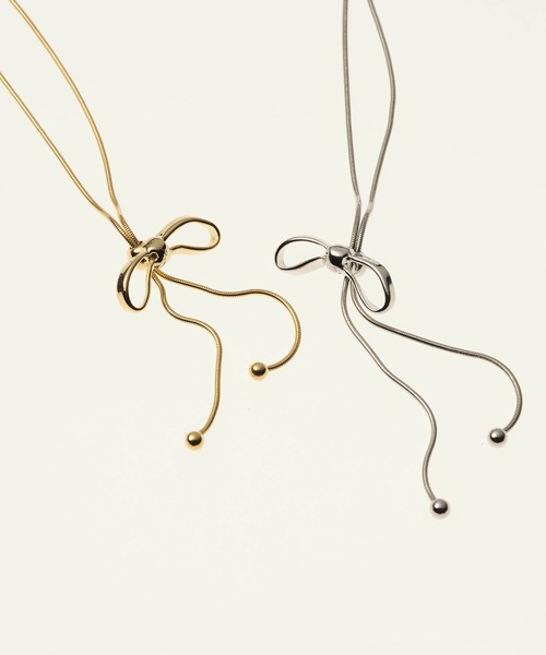 ANOH（アノー）の「リボンチョーカー（チョーカー・レディース・ゴールド/シルバー・FREE）」の21枚目の写真