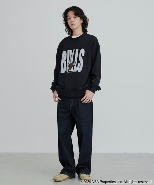 coen(コーエン)の「NBA別注クルーネックスウェット(スウェット・メンズ・ブラック/ダークグリーン/ベージュ/ネイビー/オフホワイト/その他1・M/L/XL)」の8枚目の写真