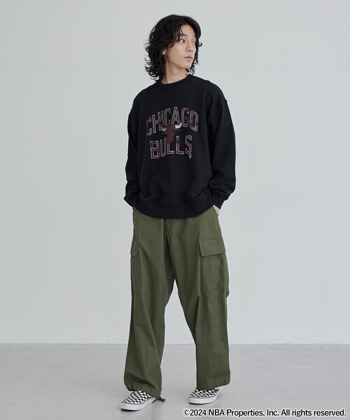 coen(コーエン)の「NBA別注クルーネックスウェット(スウェット・メンズ・ブラック/ダークグリーン/ベージュ/ネイビー/オフホワイト/その他1・M/L/XL)」の20枚目の写真