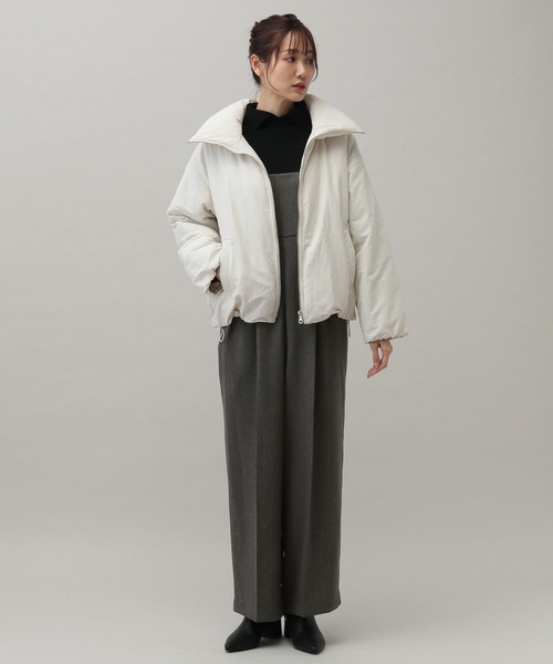 GLOBAL WORK（グローバルワーク）の「MATINEE LINE/ウールライクストレッチサロペ/152743（サロペット/オーバーオール・レディース・チャコール/ブラウン系その他/グレー系その他・LARGE/MEDIUM）」の18枚目の写真