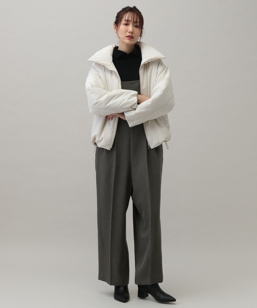 GLOBAL WORK（グローバルワーク）の「MATINEE LINE/ウールライクストレッチサロペ/152743（サロペット/オーバーオール・レディース・チャコール/ブラウン系その他/グレー系その他・LARGE/MEDIUM）」の19枚目の写真