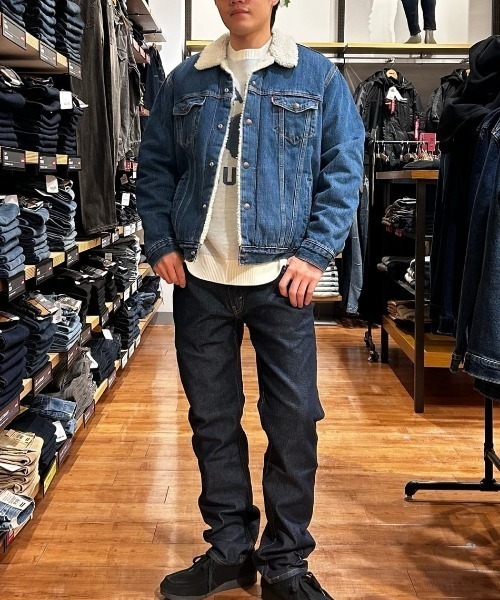 Levi's（リーバイス）の「Levi's(リーバイス)【メンズ】「WARM」「505」デニムパンツ レギュラーストレート（デニムパンツ・メンズ・ダークインディゴブルー・28inch/29inch/30inch/31inch/32inch/33inch/36inch/34inch）」の17枚目の写真