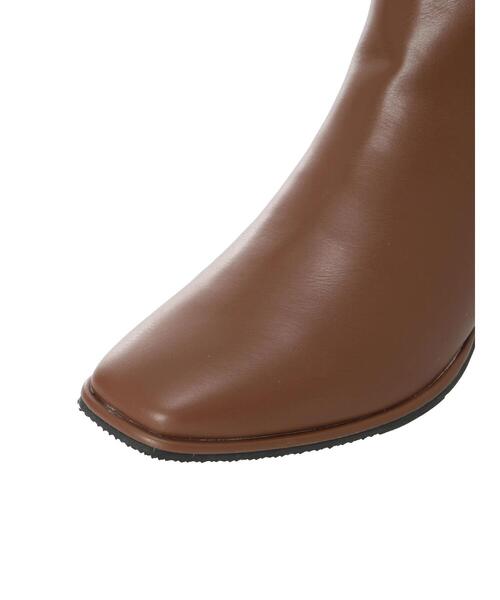 Te chichi TERRASSE(テチチテラス)の「ベルト付ミドルブーツ(ブーツ・レディース・ブラウン/オフホワイト/ブラック・M/L)」の9枚目の写真