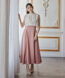 シャギーシフォンドレス