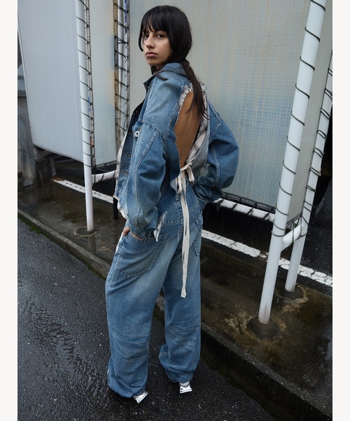 セール】Amateur Sewn Like Wide Denim Pants（デニムパンツ