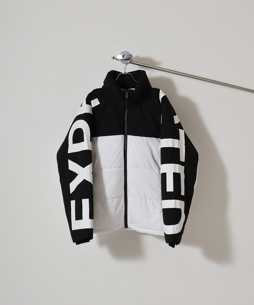 【セール】Sleeve logo stand padded blouson / 袖デカロゴ スタンド中綿ブルゾン unisex（ダウンジャケット/コート）｜FUNALIVE（ファンアライブ）