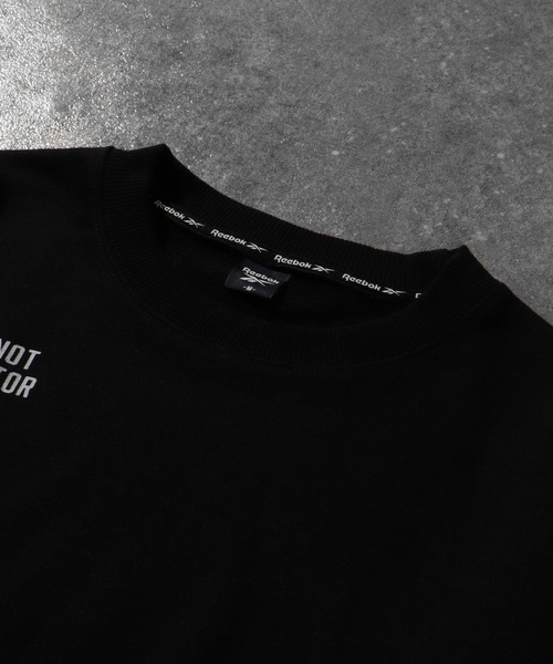 Reebok（リーボック）の「【Reebok/リーボック】別注 ビッグシルエット ランダムロゴクルースウェット（スウェット・メンズ・ブラック/アッシュグレー/ホワイト/ネイビー/グレー・M/L/LL）」の16枚目の写真