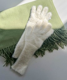 SMELLY(スメリー)のシャギーニットロンググローブ(手袋)