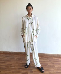 CITY SHED（シティーシェド）の「バンブーレーヨンパジャマ/ムーンサークル（ルームウェア/パジャマ・メンズ）」