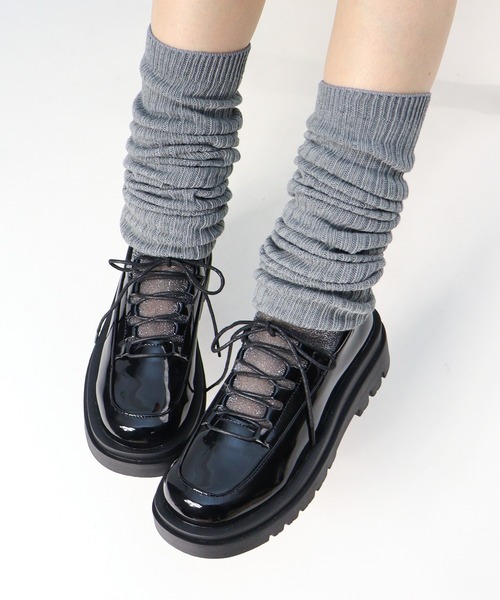 LibertyDoll(リバティードール)の「LIBERTYDOLL/ 厚底 レースアップ デザインシューズ(3062)(ドレスシューズ・レディース・ブラック/ブラック系その他・S/M/L/LL)」の20枚目の写真